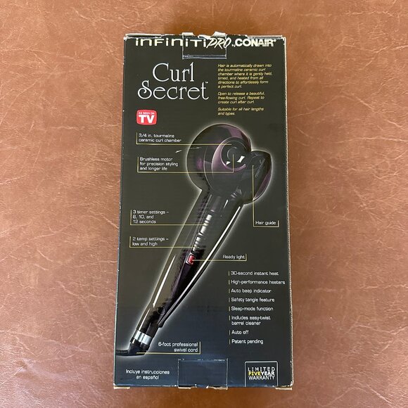 InfinitiPro By Conair Curl Secret Curling Iron, Hair in, Curl out - Picture 16 of 17